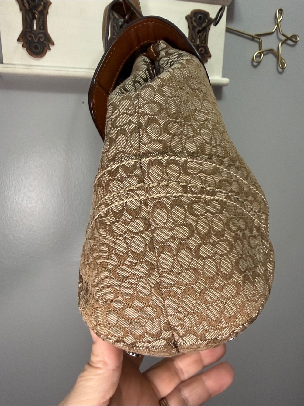 Coach Soho Signature Jacquard Flap
Satchel Shoulder Bag - Picture 4 of 8